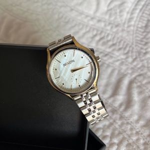COPY - Nixon Sala Silver & Pearl Watch